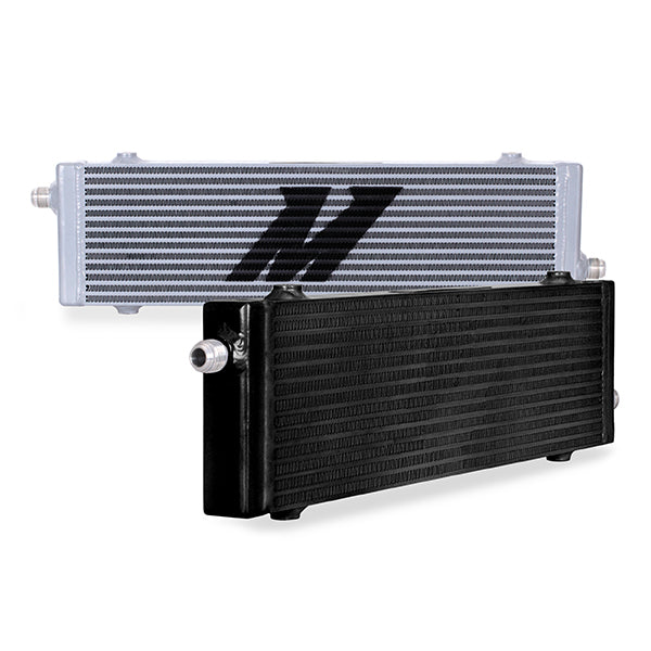 Mishimoto Universal Cross Flow Bar and Plate Oil Cooler, Large MMOC-SP-LBK