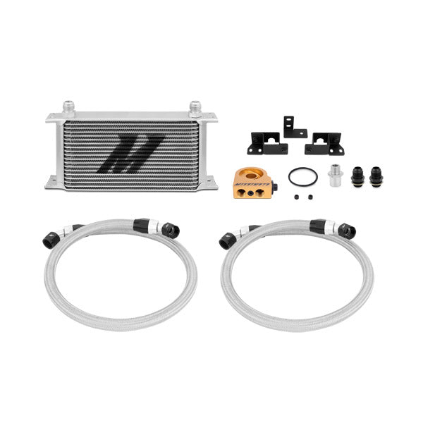 Mishimoto Jeep Wrangler JK Thermostatic Oil Cooler Kit, 2007-2011 MMOC-WRA-07T
