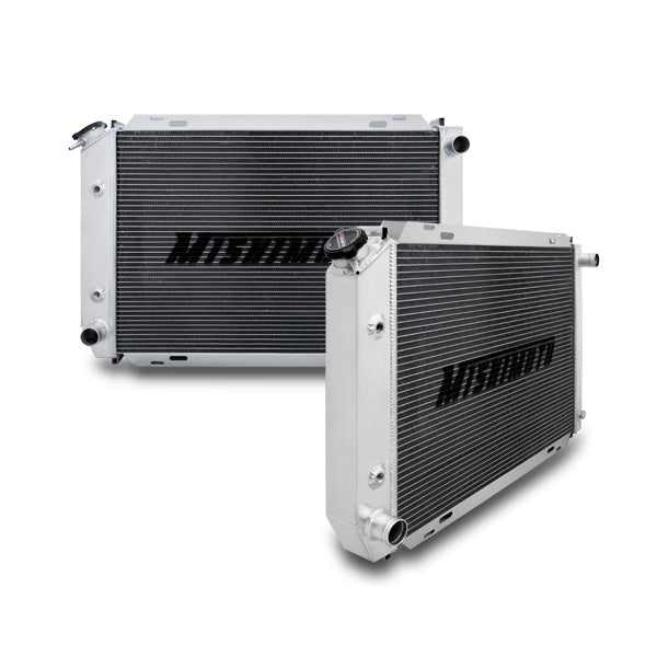 Mishimoto Ford Mustang Dual Pass Aluminum Racing Radiator, 1979-1993 MMRAD-MUS-79DP