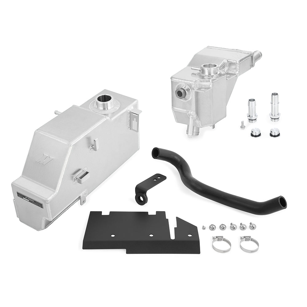Mishimoto Aluminum Degas Tank Kit, Fits 2011-2019 Ford 6.7L Powerstroke, Natural MMRT-F2D-11KN