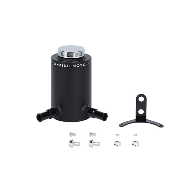 Mishimoto Aluminum Power Steering Reservoir Tank, Wrinkle Black MMRT-PSAWBK