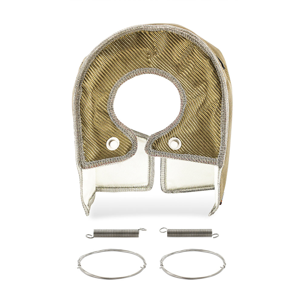 Mishimoto Titanium Turbo Blanket, Fits Chevrolet/GMC 6.6L Duramax 2004.5-2016 MMTB-DMAX-05