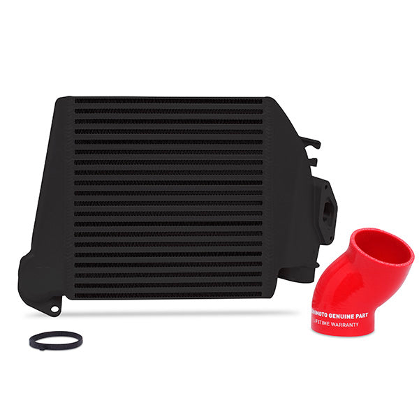 Mishimoto Subaru WRX 2008-2014 Top-Mount Intercooler2008-2015 Black Cooler, Red Hoses MMTMIC-WRX-08BKRD