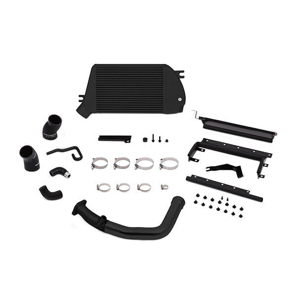 Mishimoto Subaru WRX Perf. Top Mount Intercooler (Black) & Charge-Pipe Kit (Black), 15-21 MMTMIC-WRX-15BBK