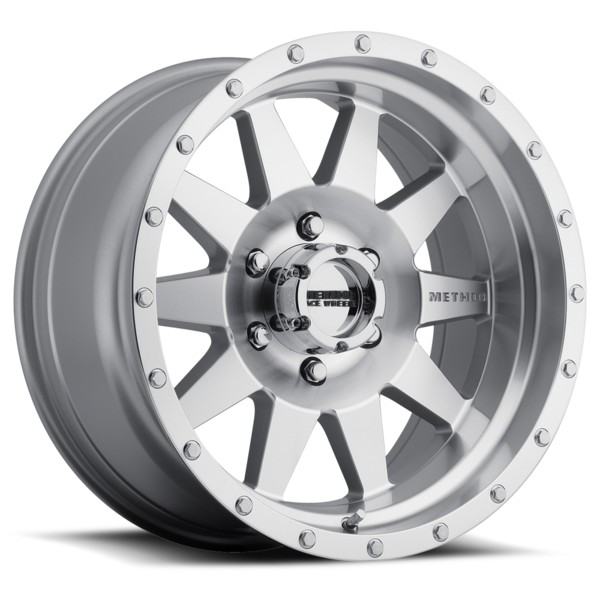 The Standard Model BOLT 301 18x9 5.75 Backspace/18mm Offset 94mm Hub Bore (Machined/Clear Coat)