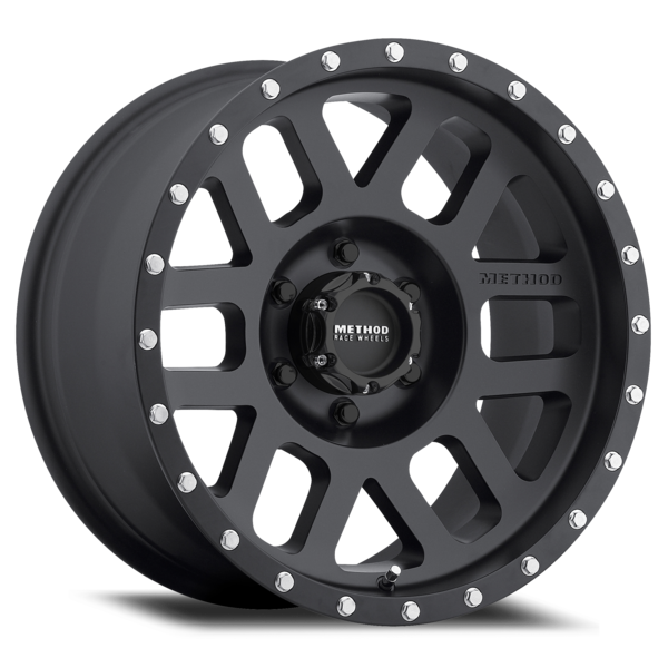 Mesh Model BOLT 301 17x8.5 4.75 Backspace - 83mm Hub Bore (Matte Black)