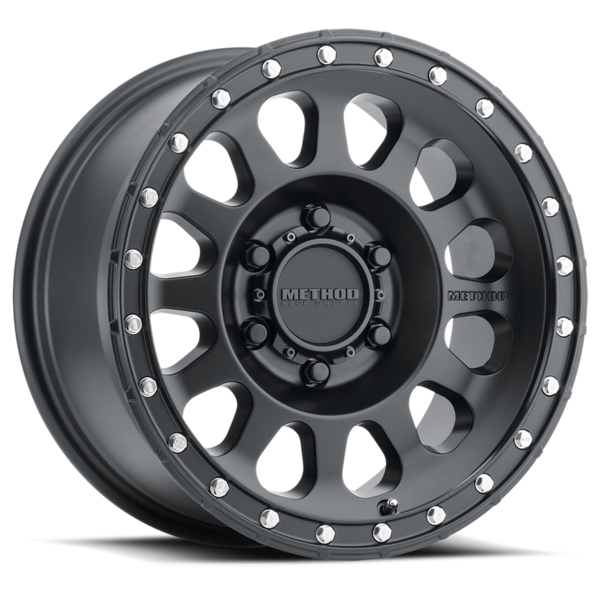 MR315 17x8.5 0mm Offset 6x120 67mm Centerbore Matte Black
