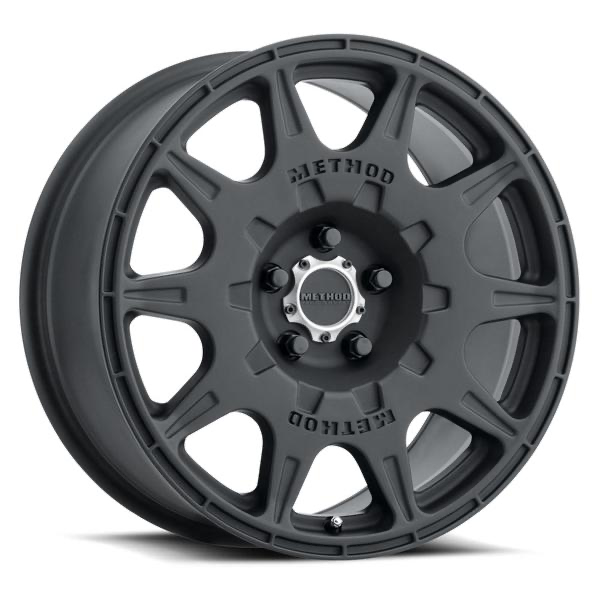 MR502 RALLY 17x8 +38mm Offset 5x100 67.1mm Centerbore Matte Black