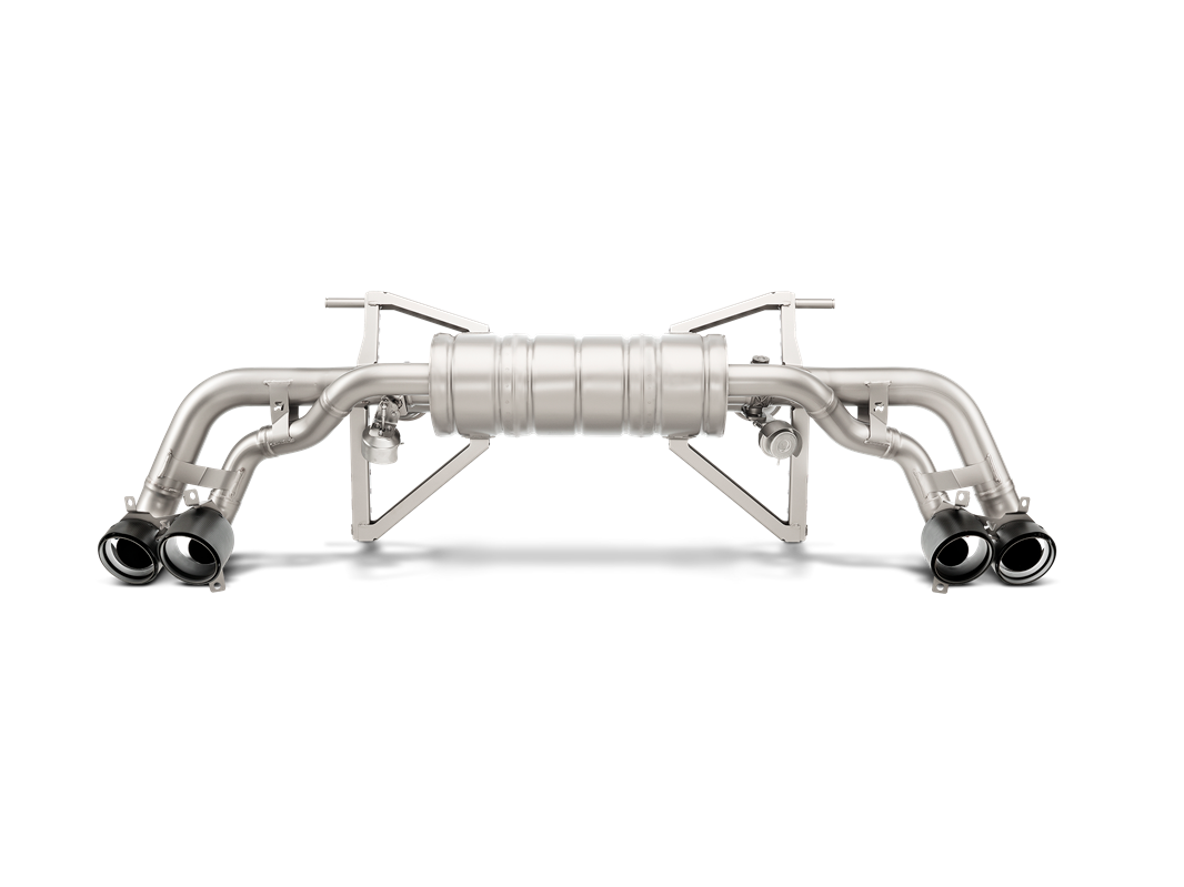 Akrapovic 2014-2018 Lamborghini Slip-On Line (Titanium) AKRAP-MTP-LA/TI/2