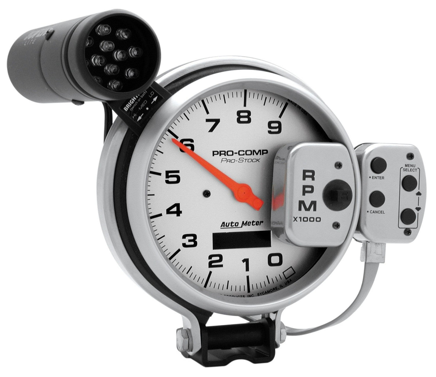 AutoMeter 2-1/16 in. BOOST 0-35 PSI SPEK-PRO BLACK/BLACK P30352