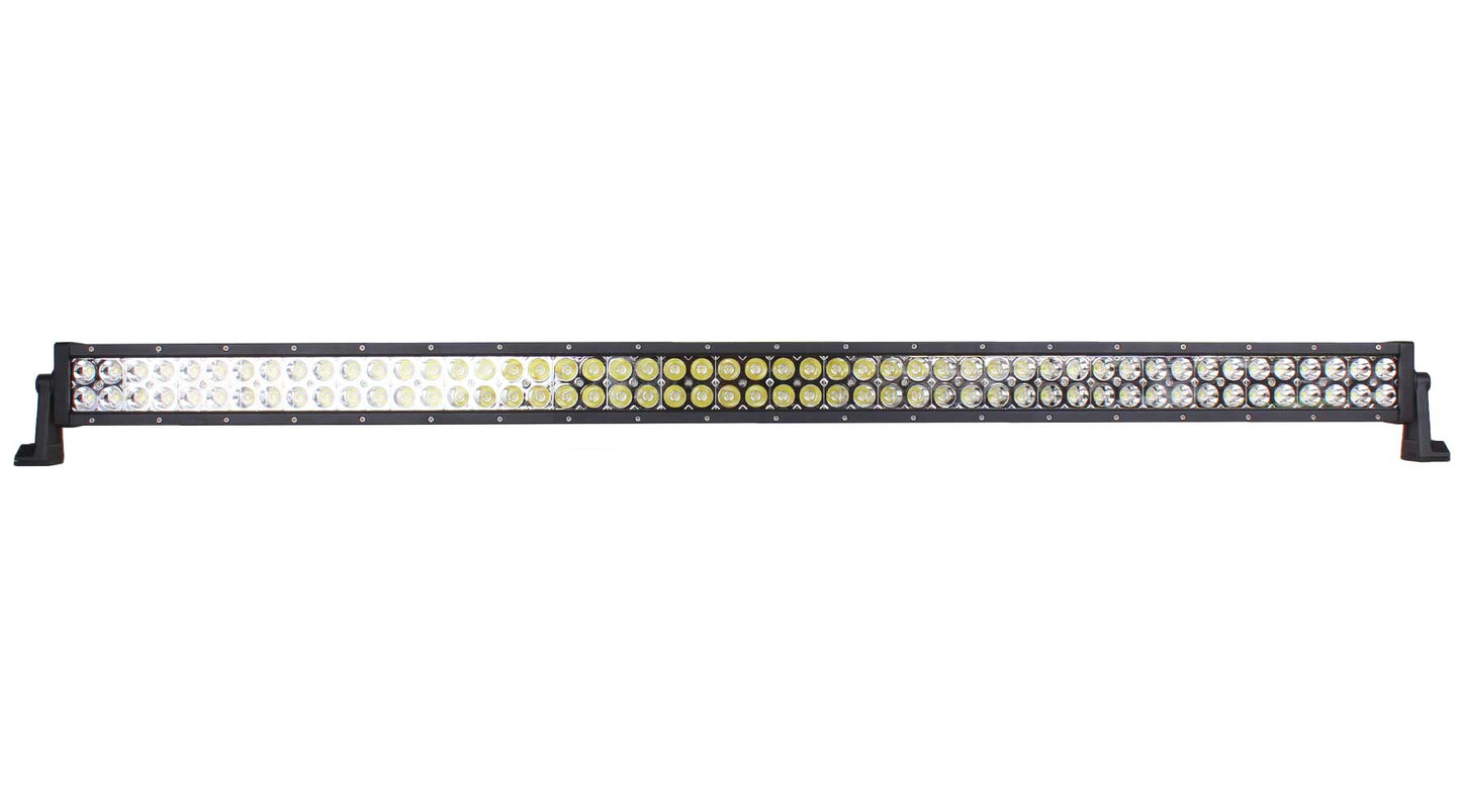 Quake LED - QUDG395 - 52 Inch LED Light Bar Dual Row 300 Watt Combo White/Green Magma Series