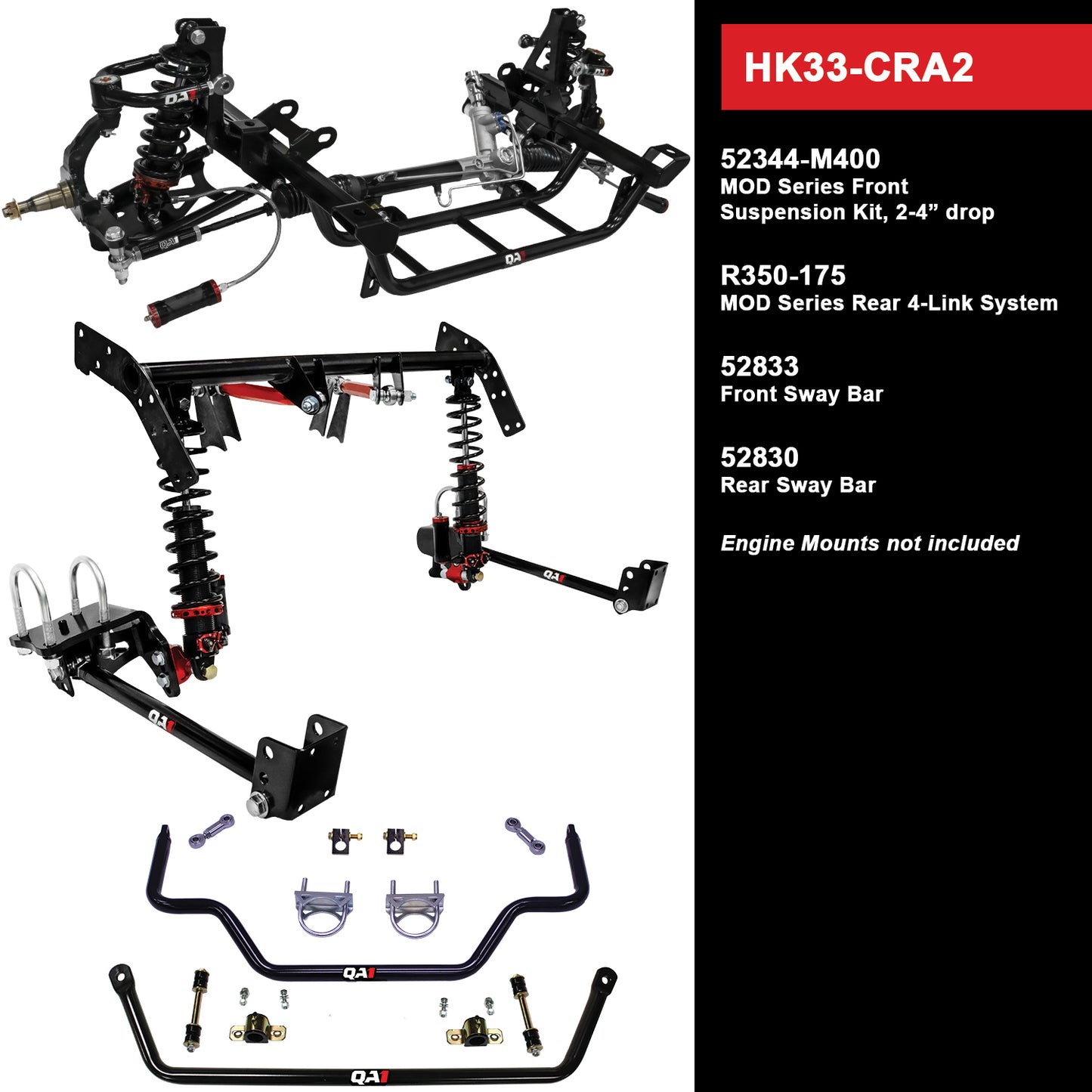 QA1 Suspension Kit HK33-CRA2 HK33-CRA2