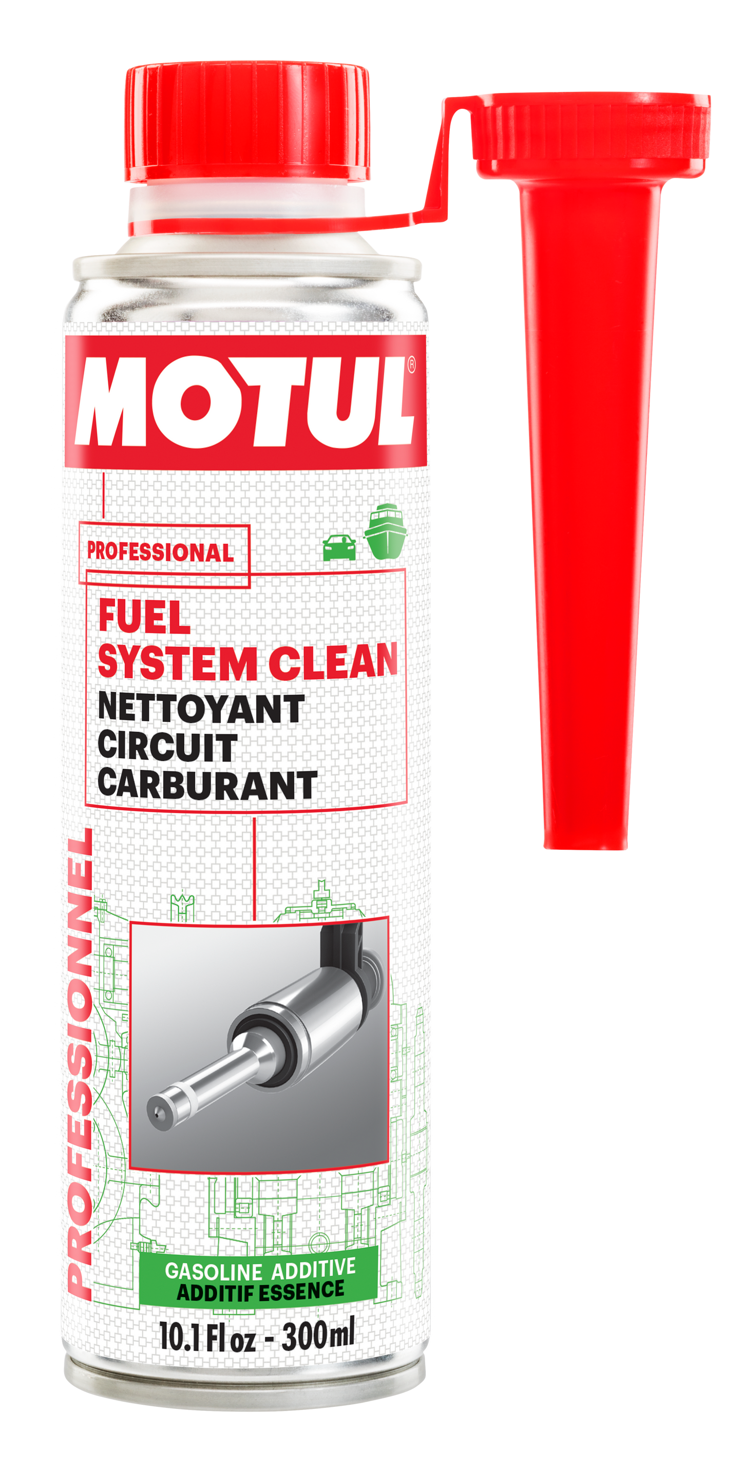 Motul FUEL SYSTEM CLEAN AUTO - 0.300L - Fuel System Clean Additive 109543