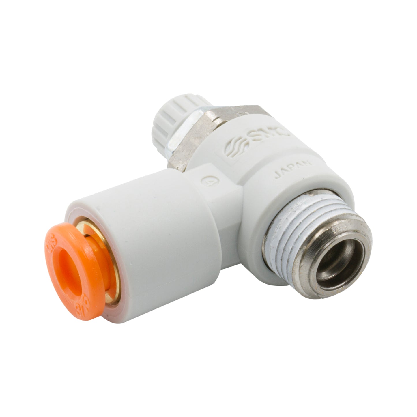 Dedenbear NEEDLE VALVE RIGHT ANGLE 1/4in OD QUICK DISCONNECT TO 1/8inNPT THREAD (METER OUT) NVRAMO