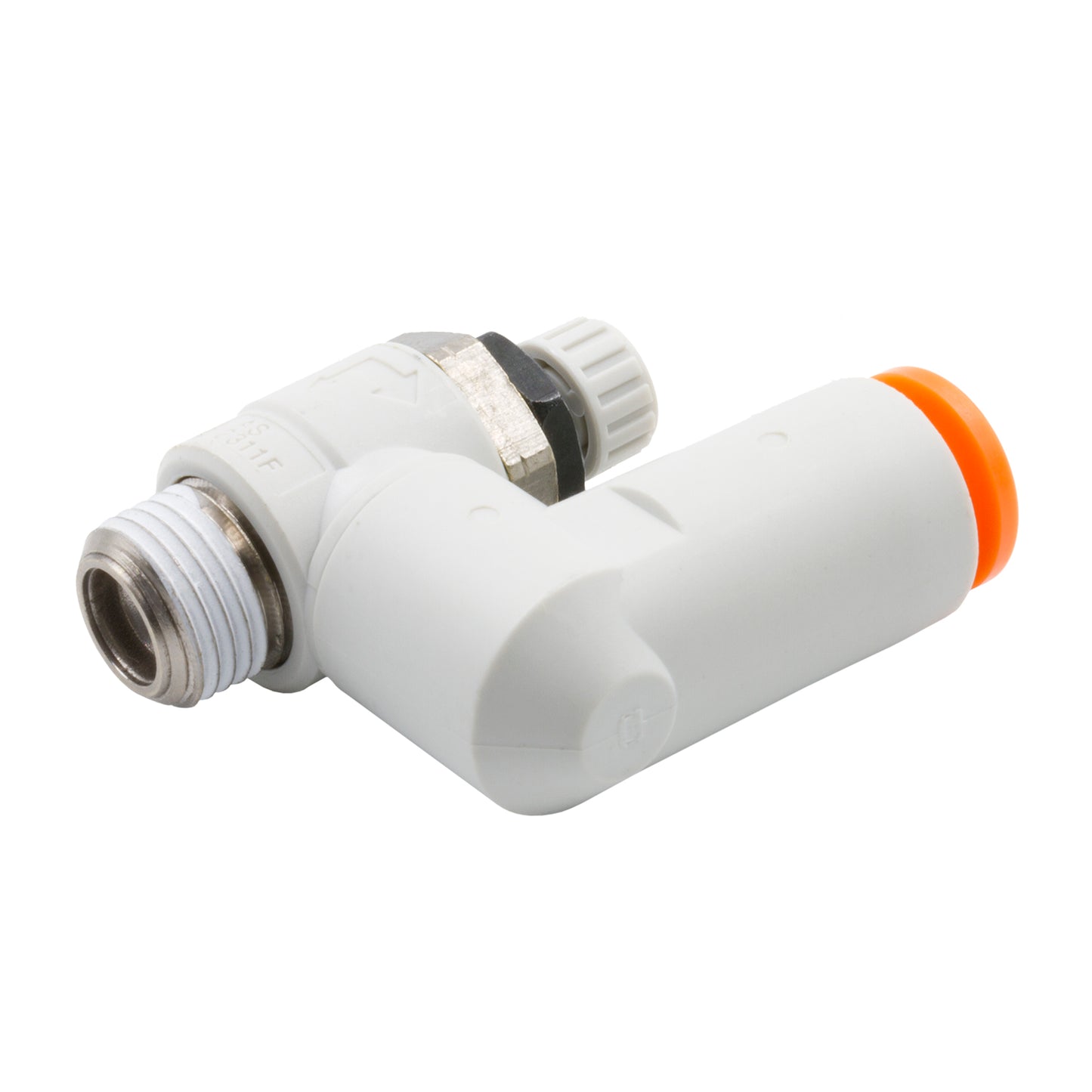 Dedenbear NEEDLE VALVE STRAIGHT (SWIVEL) 1/4in OD QUICK DISCONNECT TO 1/8in NPT (METER IN) NVST
