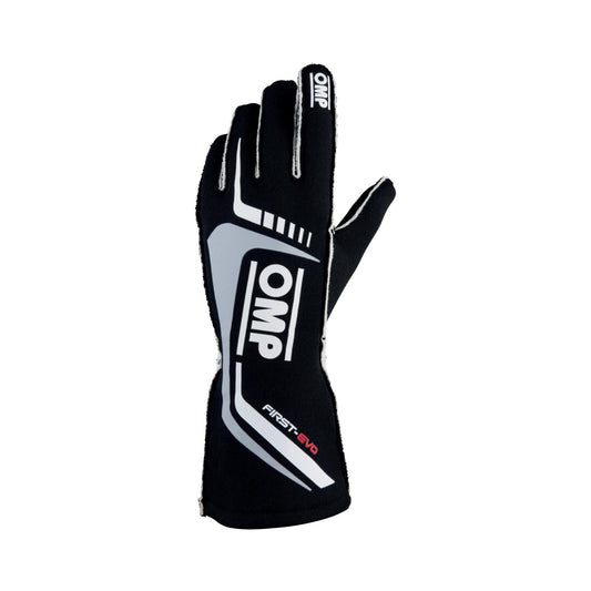 OMP First Evo Gloves Black Small IB767-N-S