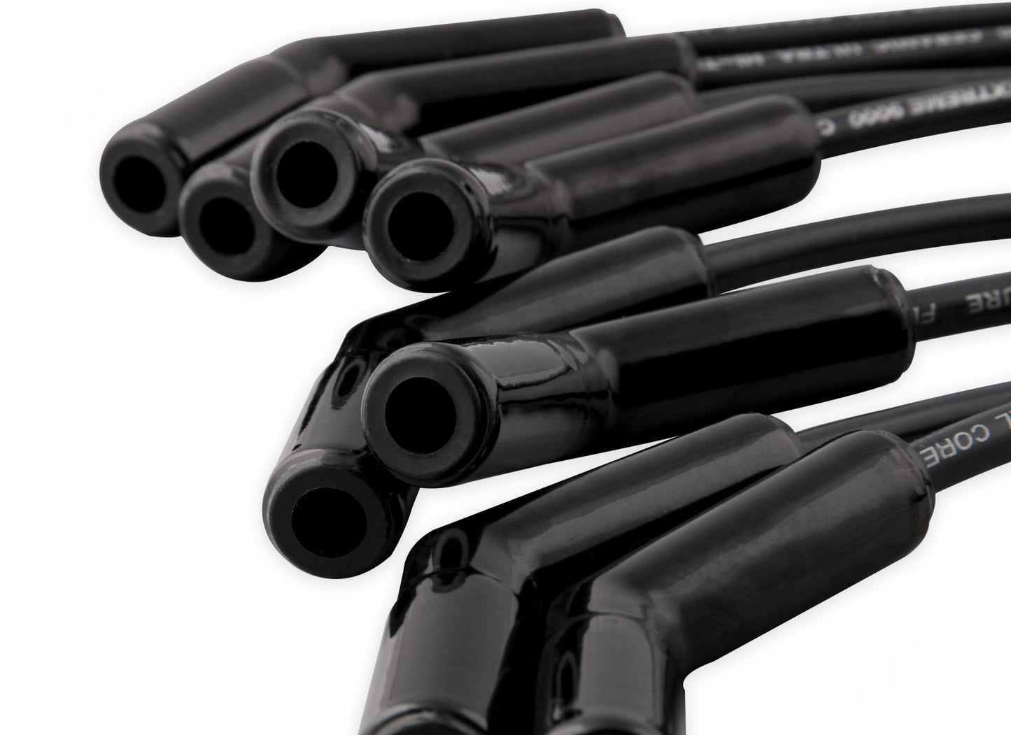 ACCEL Spark Plug Wire Set - Extreme 9000 Black Ceramic Boot - Chevy / GM 2001-2004 - 3/4 & 1 Ton 8.1L 9065CK