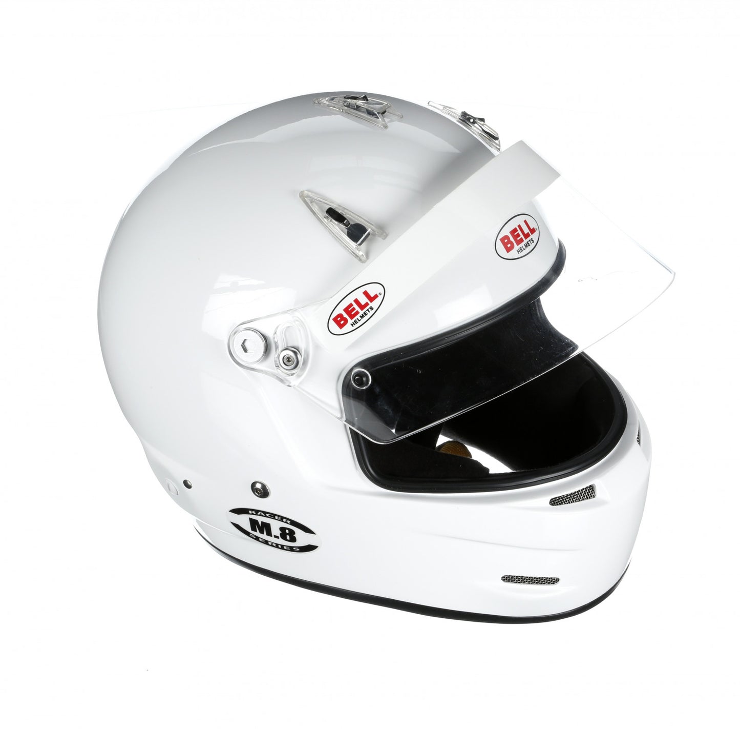 Bell M8 Racing Helmet-White Size Large 1419A05
