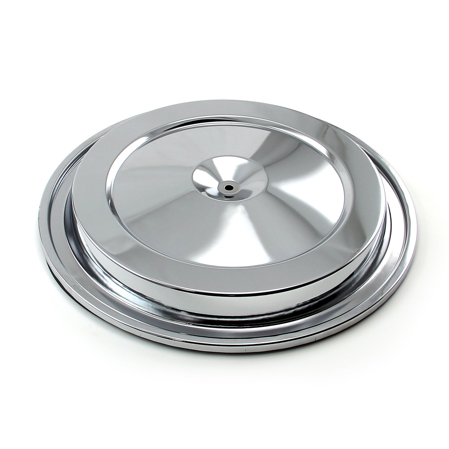 Speedmaster PCE103.1005 15" (15.375") Round Air Cleaner Top - Chrome