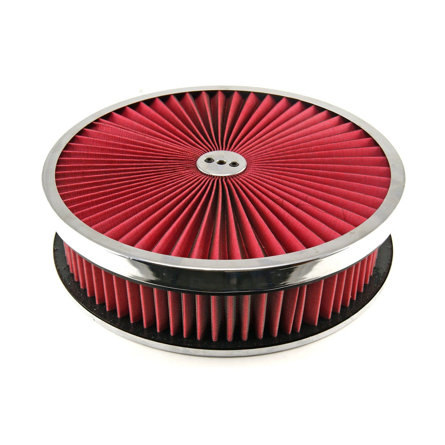 Speedmaster PCE104.1043 14" X 3" Washable Element Extreme Top W/Chrome Ring Dropped Base Air Cleaner Kit