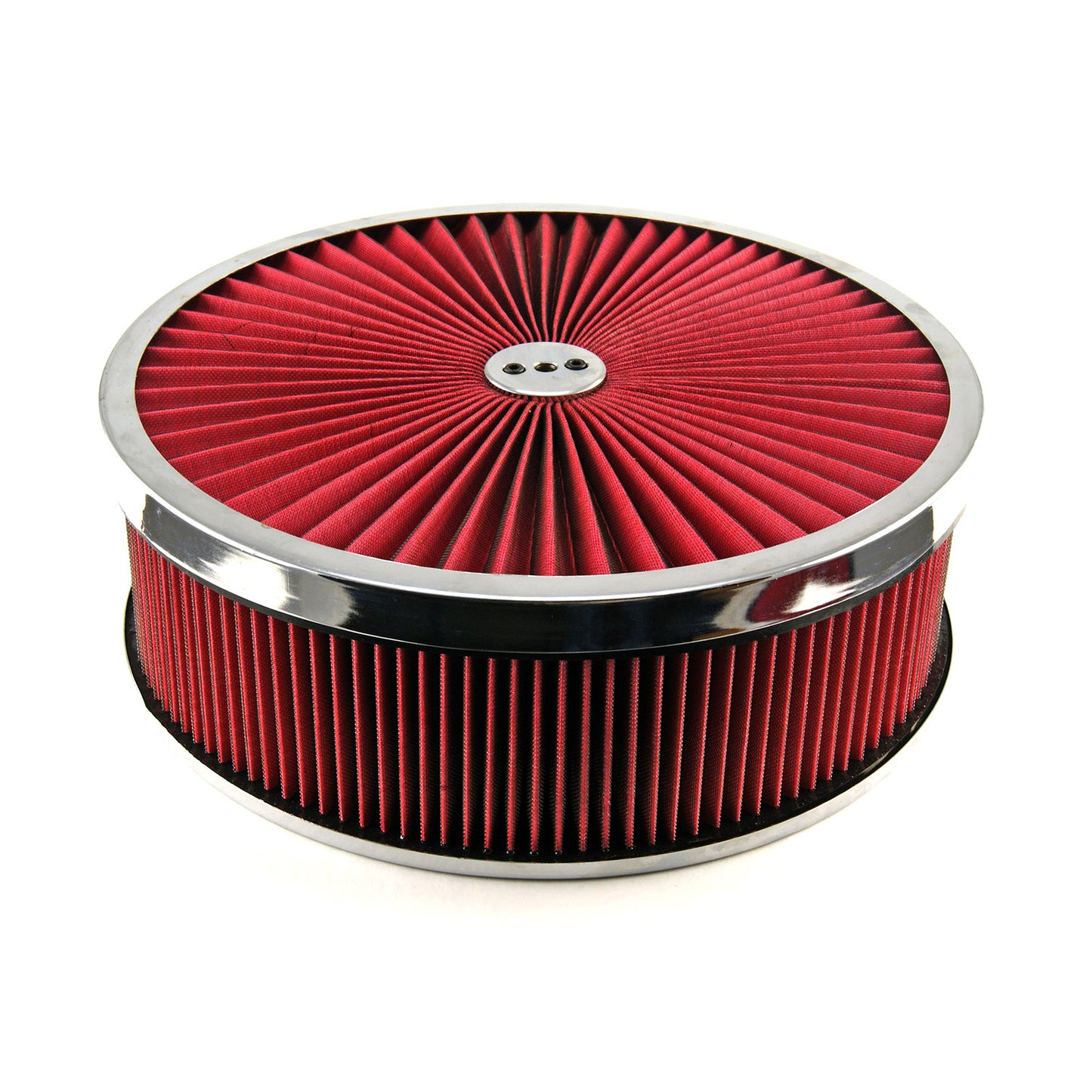 Speedmaster PCE104.1044 14" X 4" Washable Element Extreme Top W/Chrome Ring Dropped Base Air Cleaner Kit