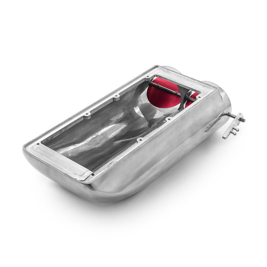 Speedmaster PCE106.1005 Polished Aluminum Single & Dual Carburetor Shotgun Finned Hood Scoop