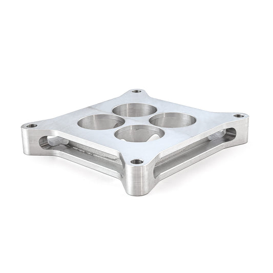 Speedmaster PCE120.1008 1" Aluminum 4150 CNC Machined Carburetor Spacer Square Bore 4 Port