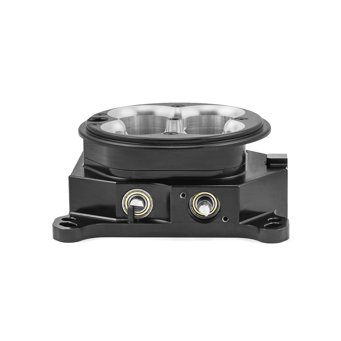 Speedmaster PCE138.1014 1200 Cfm 4 Barrel 4150 Billet CNC Machined Throttle Body - Black