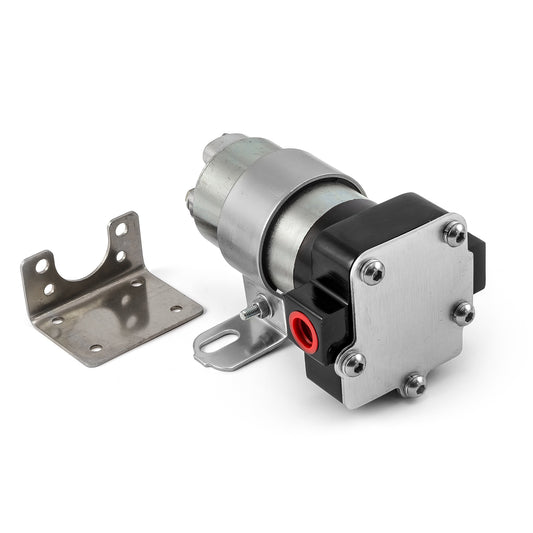 Speedmaster PCE145.1019.02 140 Gph @ 14 PSI Red Billet Universal Electric Fuel Pump - Black