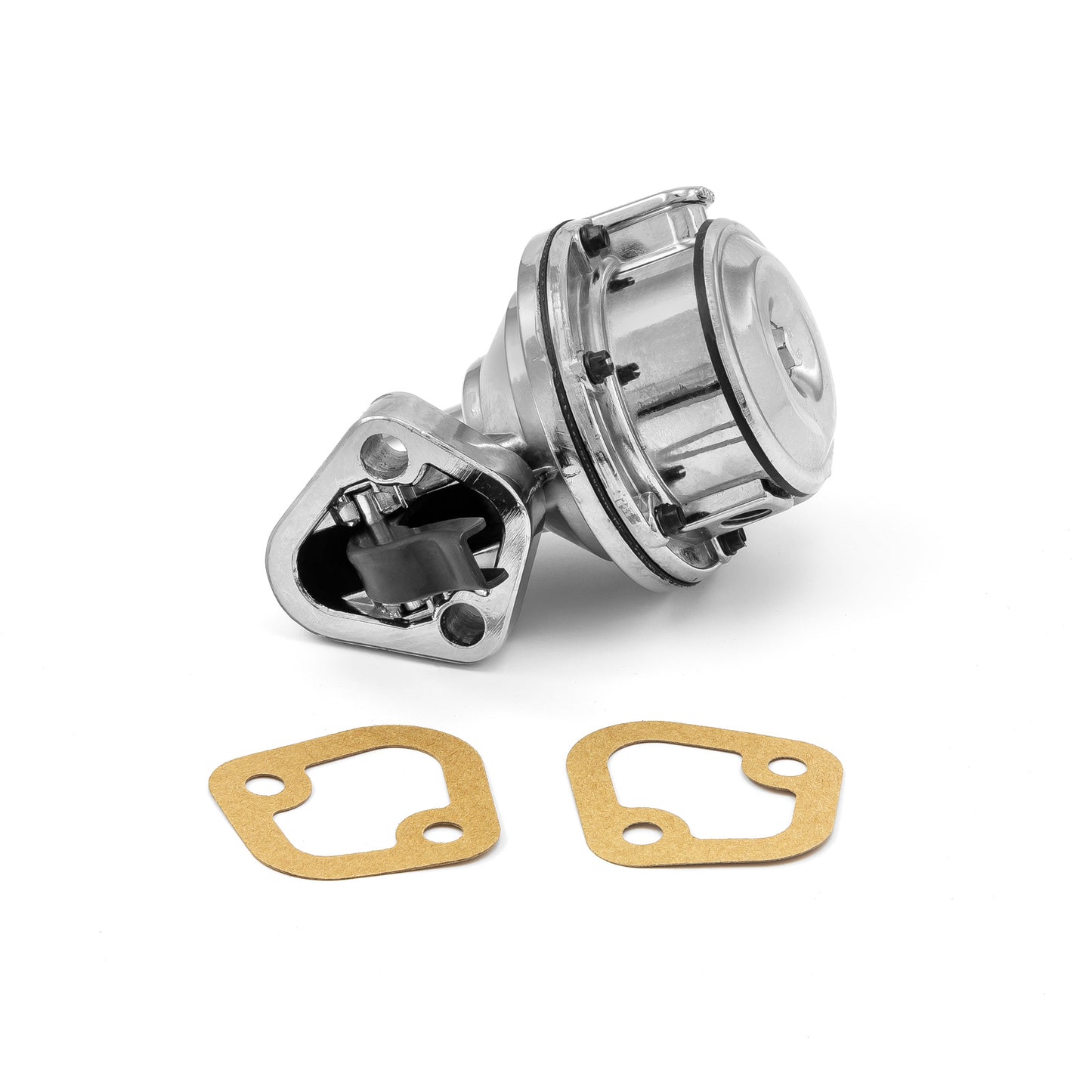 Speedmaster PCE146.1009 Fits Chevy SBC 350 High Volume Mechanical Fuel Pump Chrome 1/4" Fitting