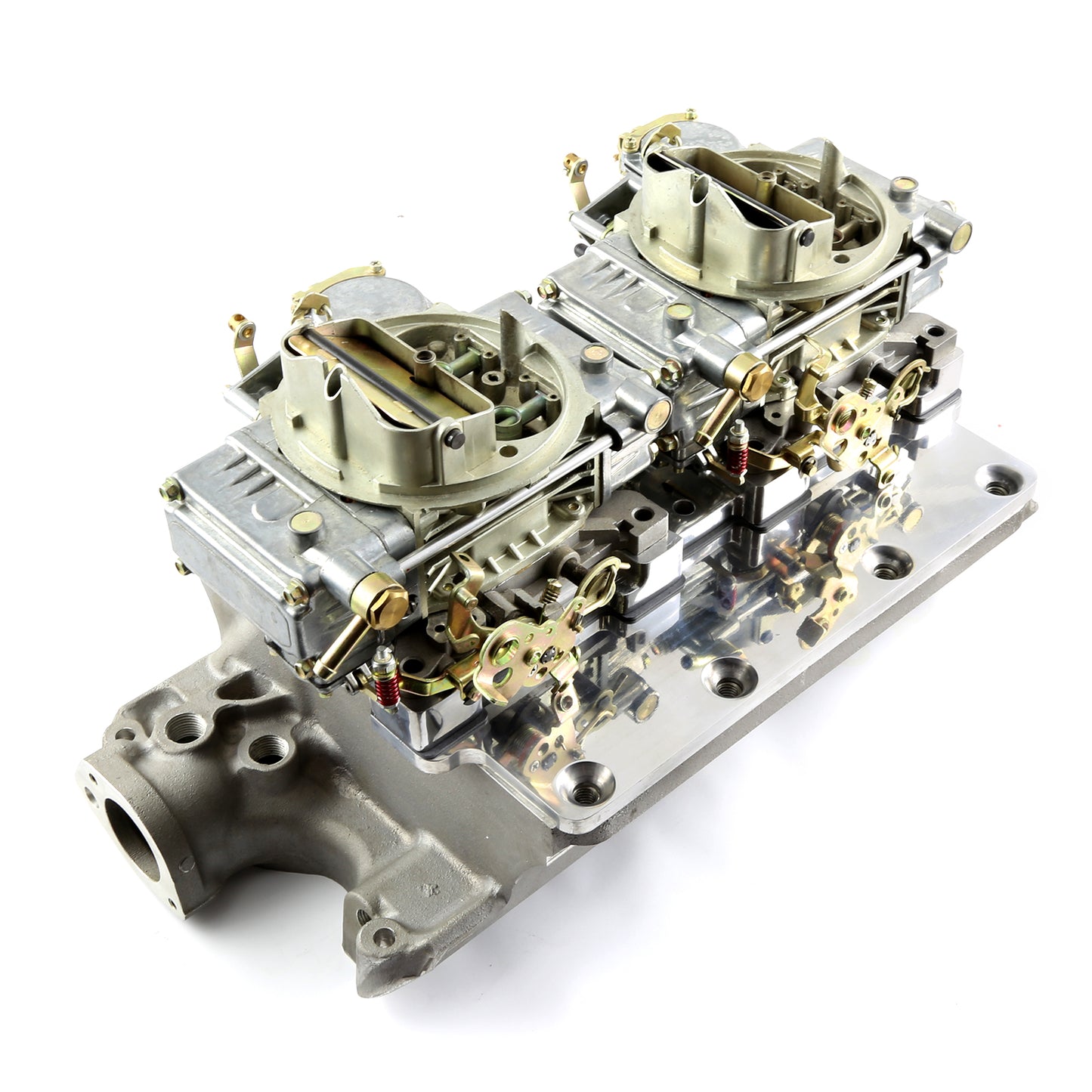 Speedmaster PCE147.1116 Fits Ford SB 289 302 Windsor Blower Intake Manifold & Dual Carb Combo