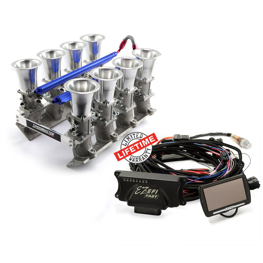 Speedmaster PCE148.1075 Fits Chevy GM LS3 EFI Manifold & FAST EZ-EFI 2.0 Self-Tuning Fuel Injection System
