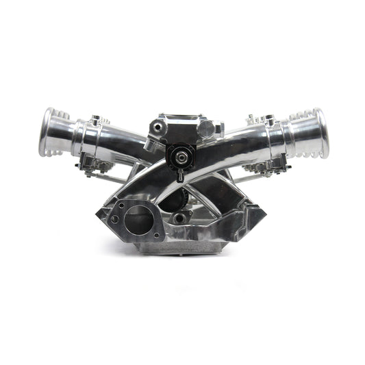 Speedmaster 1-148-007 Fits Ford 351W Windsor Sidedraft 8 Stack EFI Intake Manifold System Complete Polished