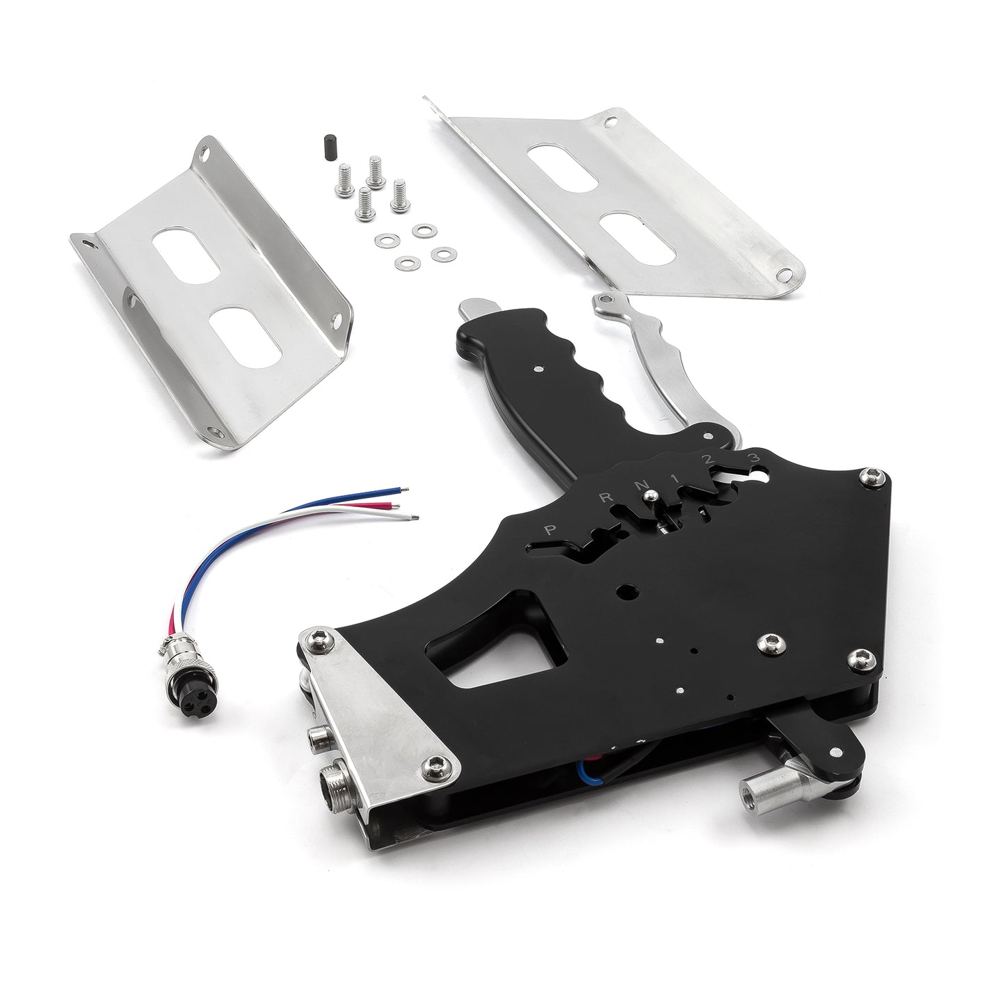 Speedmaster PCE220.1007 GM Turbo 200 350 400 Reverse Pattern Automatic Racing Shifter W/ Safety Switch