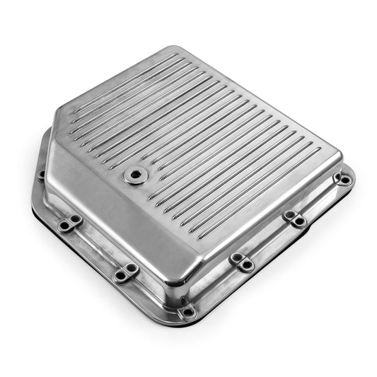 Speedmaster PCE221.1004 Turbo TH350 Finned Aluminum Transmission Oil Pan Set Polished