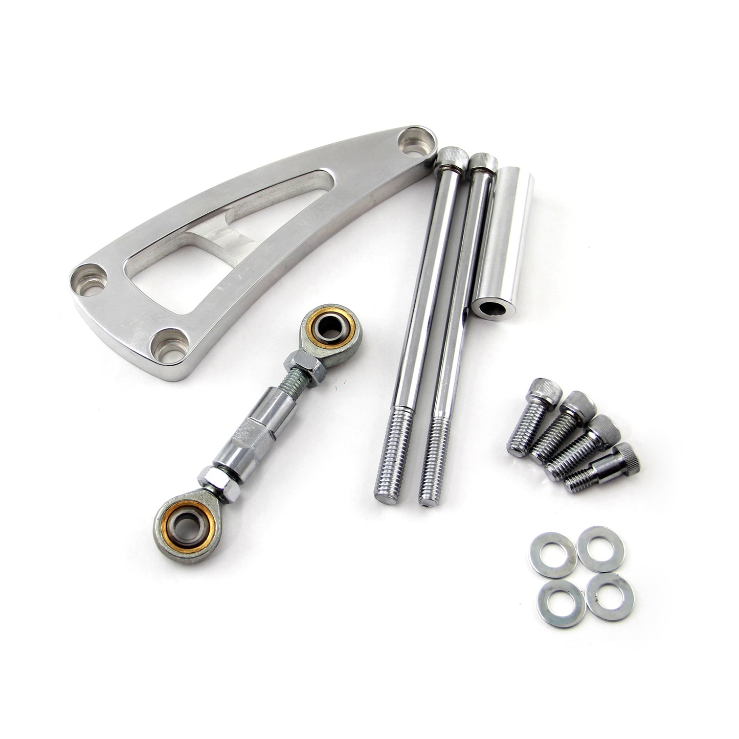 Speedmaster PCE232.1004 Fits Chevy BBC 454 Long Water Pump High Mount Aluminum Alternator Bracket Polished