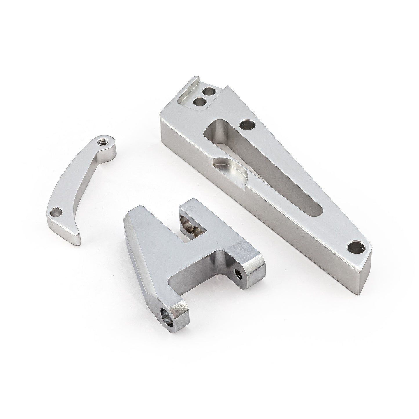 Speedmaster PCE232.1011 Fits Chevy BBC 454 Short Water Pump SWP Aluminum Alternator Bracket Kit Polished