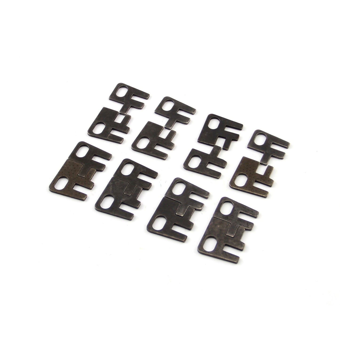 Speedmaster PCE251.1014 Fits Ford SB 289 302 351 Windsor Flat Guide Plates (5/16" P/Rod- 7/16" S/H - 2Pc Adj)