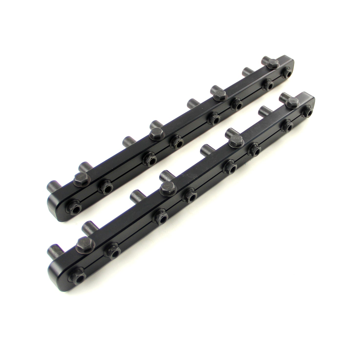 Speedmaster PCE259.1006 Fits Ford SB 289 302 351 Windsor Rocker Stud Girdle Kit Black With 7/16" Polylock Nuts