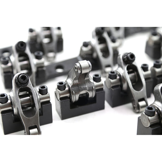 Speedmaster PCE261.1115 Fits Chevy BBC 454 Shaft Mount 1.7 Ratio Stainless Steel Heavy Duty Race Rocker Arms