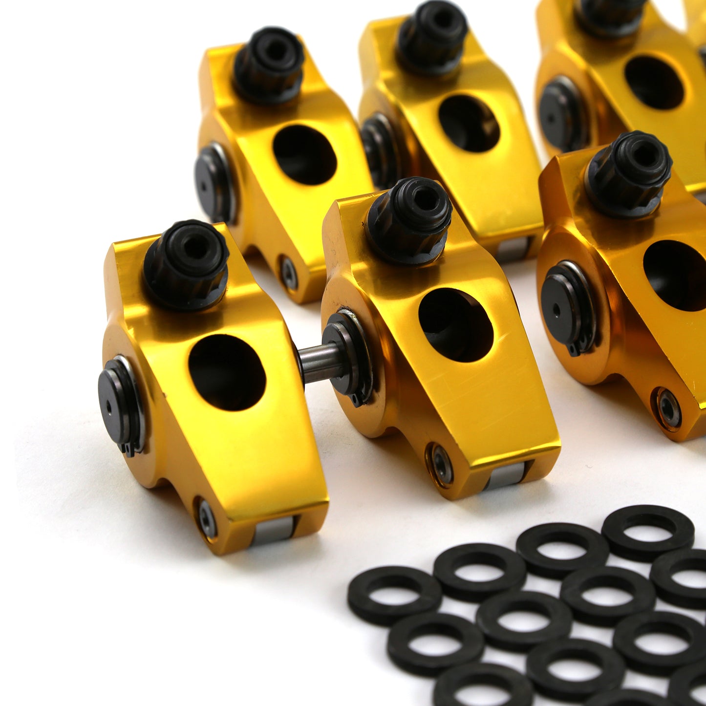 Speedmaster PCE261.1116 Fits Oldsmobile 330 350 400 425 455 1.6 Ratio Aluminum Shaft Mount Rocker Arm Set