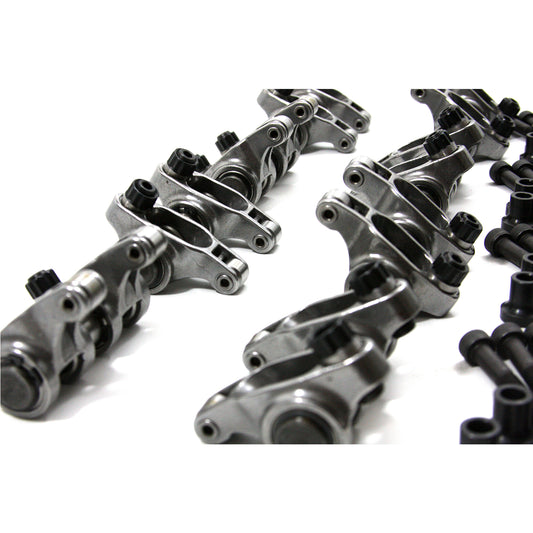 Speedmaster PCE261.1097 Fits Chevy GM LS1 / LS6 1.9 Ratio Adjustable Stainless Steel Roller Rocker Arm Set