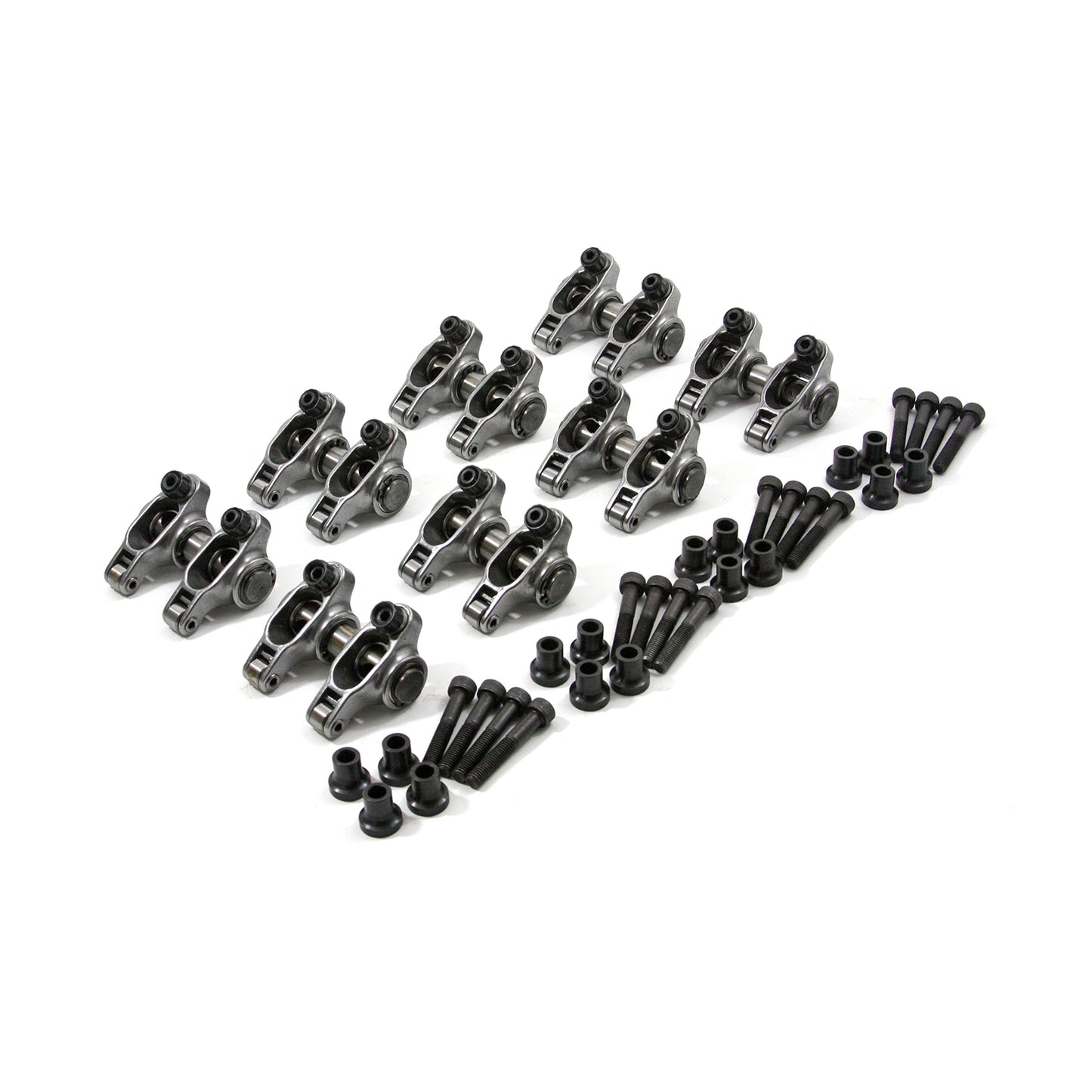 Speedmaster PCE261.1118 Fits Chevy GM LS1 / LS6 1.8 Ratio Adjustable Stainless Steel Roller Rocker Arm Set