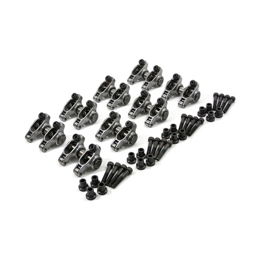 Speedmaster PCE261.1118 Fits Chevy GM LS1 / LS6 1.8 Ratio Adjustable Stainless Steel Roller Rocker Arm Set