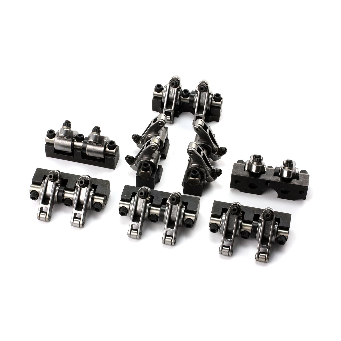 Speedmaster PCE261.1108 Fits Chevy SBC 350 1.5 Ratio Stainless Steel Shaft Mount Roller Rocker Arm Set