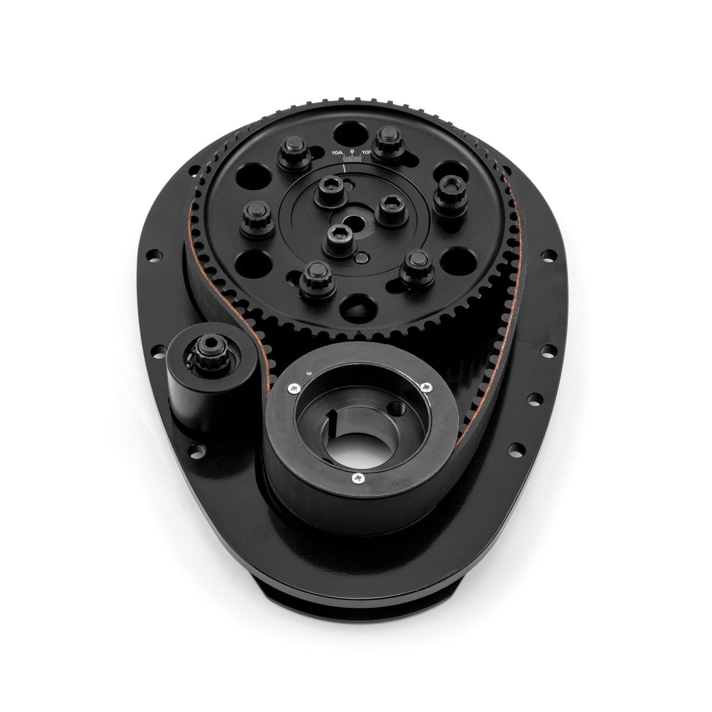 Speedmaster PCE262.1001.02 Fits Chevy SBC 350 Standard Cam Height Timing Belt Drive System - Black
