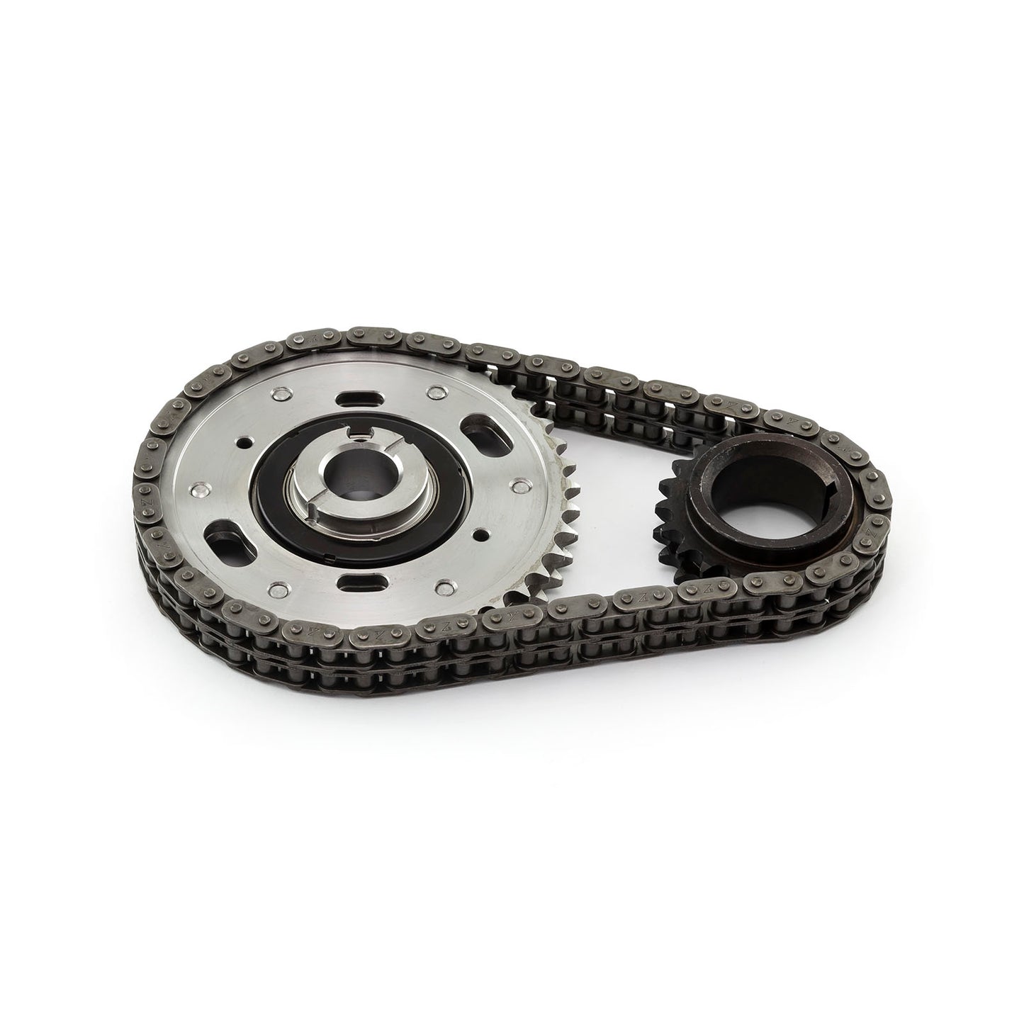 Speedmaster PCE264.1025 Fits Ford SB 289 302 Double Roller 2pc Adj Billet Steel Timing Chain Kit