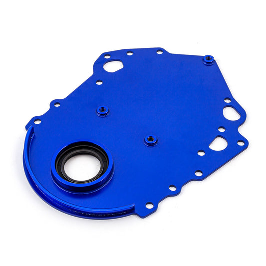 Speedmaster PCE265.1056 Fits Ford 302 351C Cleveland Blue Aluminum Timing Cover With Seal
