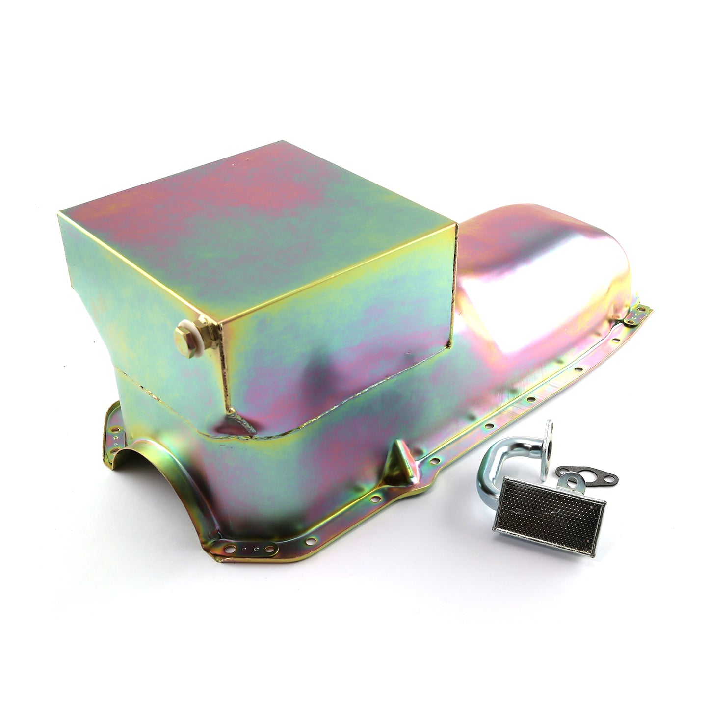 Speedmaster PCE300.1094 Fits Oldsmobile V8 307 - 455 Drag Road Race 8Qt. Oil Pan & Pickup Tube