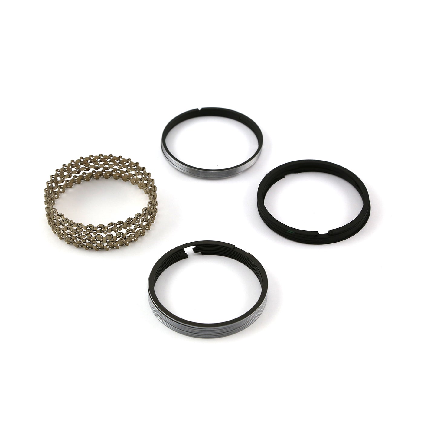 Speedmaster PCE306.1042 4.145" Bore - 1/16 - 1/16 - 3/16 Plasma Moly Piston Ring Set - Zero Gap